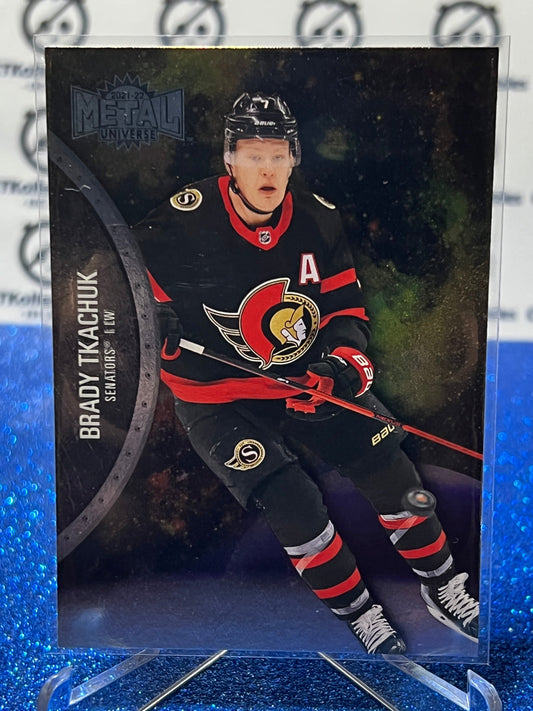 2021-22 SKYBOX METAL BRADY TKACHUK # 31 OTTAWA SENATORS NHL HOCKEY CARD