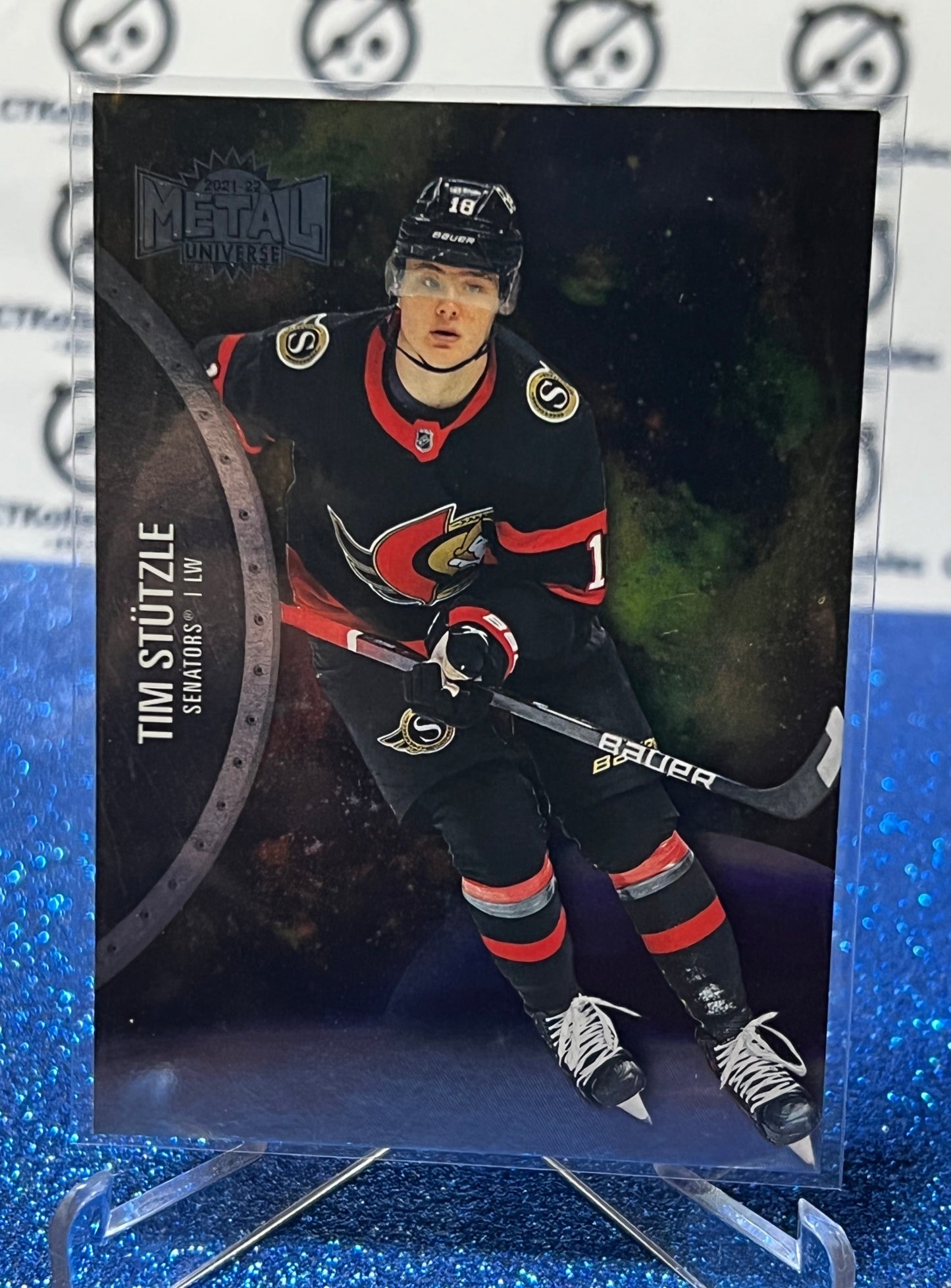 2021-22 SKYBOX METAL TIM STUTZLE # 39 ROOKIE OTTAWA SENATORS NHL HOCKEY CARD