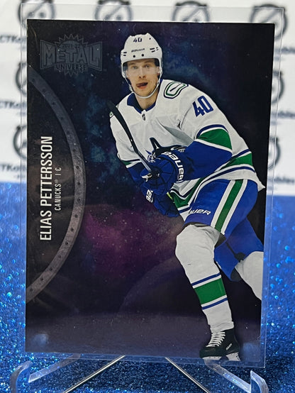 2021-22 SKYBOX METAL ELIAS PETTERSSON # 77 VANCOUVER CANUCKS NHL HOCKEY CARD