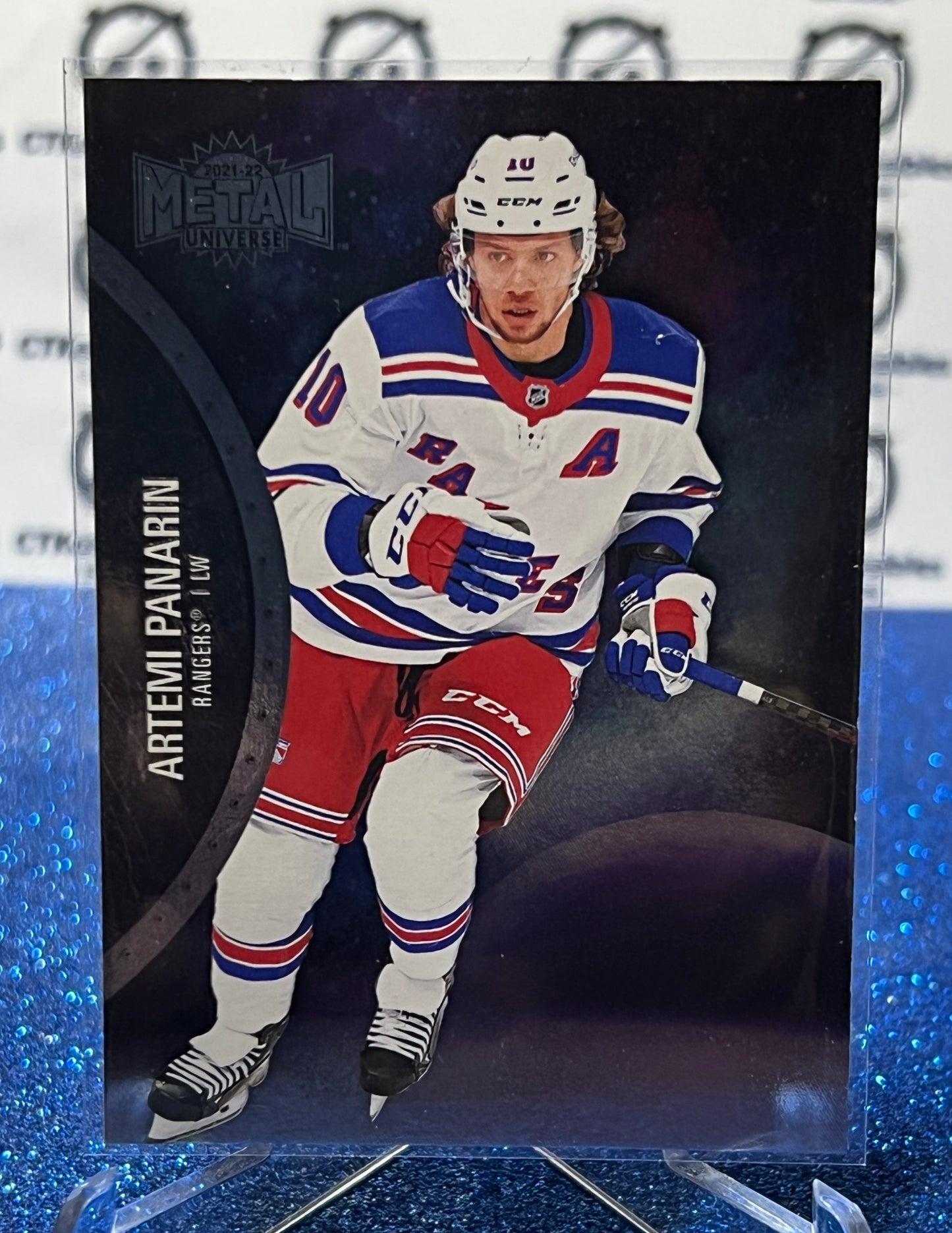 2021-22 SKYBOX METAL ARTEMI PANARIN # 65 NEW YORK RANGERS NHL HOCKEY CARD