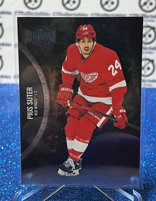 2021-22 SKYBOX METAL PIUS SUTER # 37 ROOKIE DETROIT RED WINGS NHL HOCKEY CARD