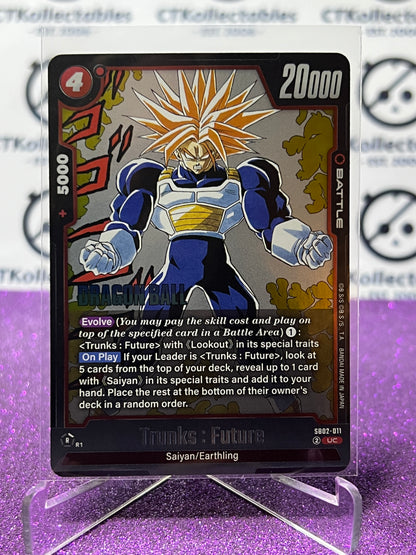 DRAGON BALL SUPER MANGA BOOSTER 02 TRUNKS:FUTURE # SB02-011 UC FOIL GAME CARD 2025