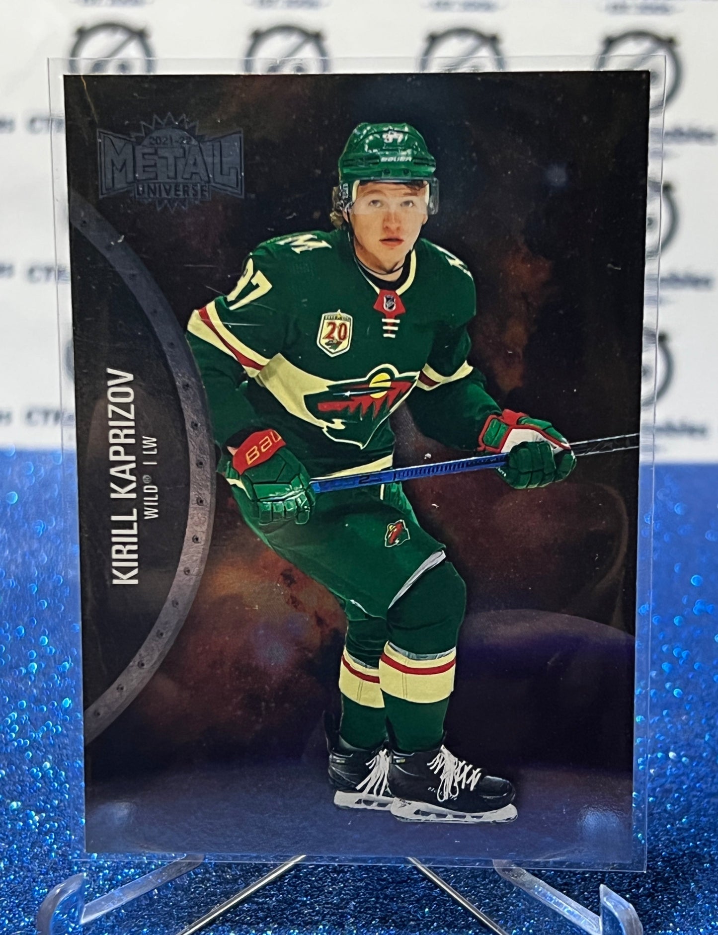 2021-22 SKYBOX METAL KIRILL KAPRIZOV # 27 ROOKIE MINNESOTA WILD  NHL HOCKEY CARD