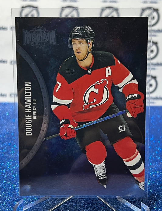 2021-22 SKYBOX METAL DOUGIE HAMILTON # 7  NEW JERSEY DEVILS  NHL HOCKEY CARD