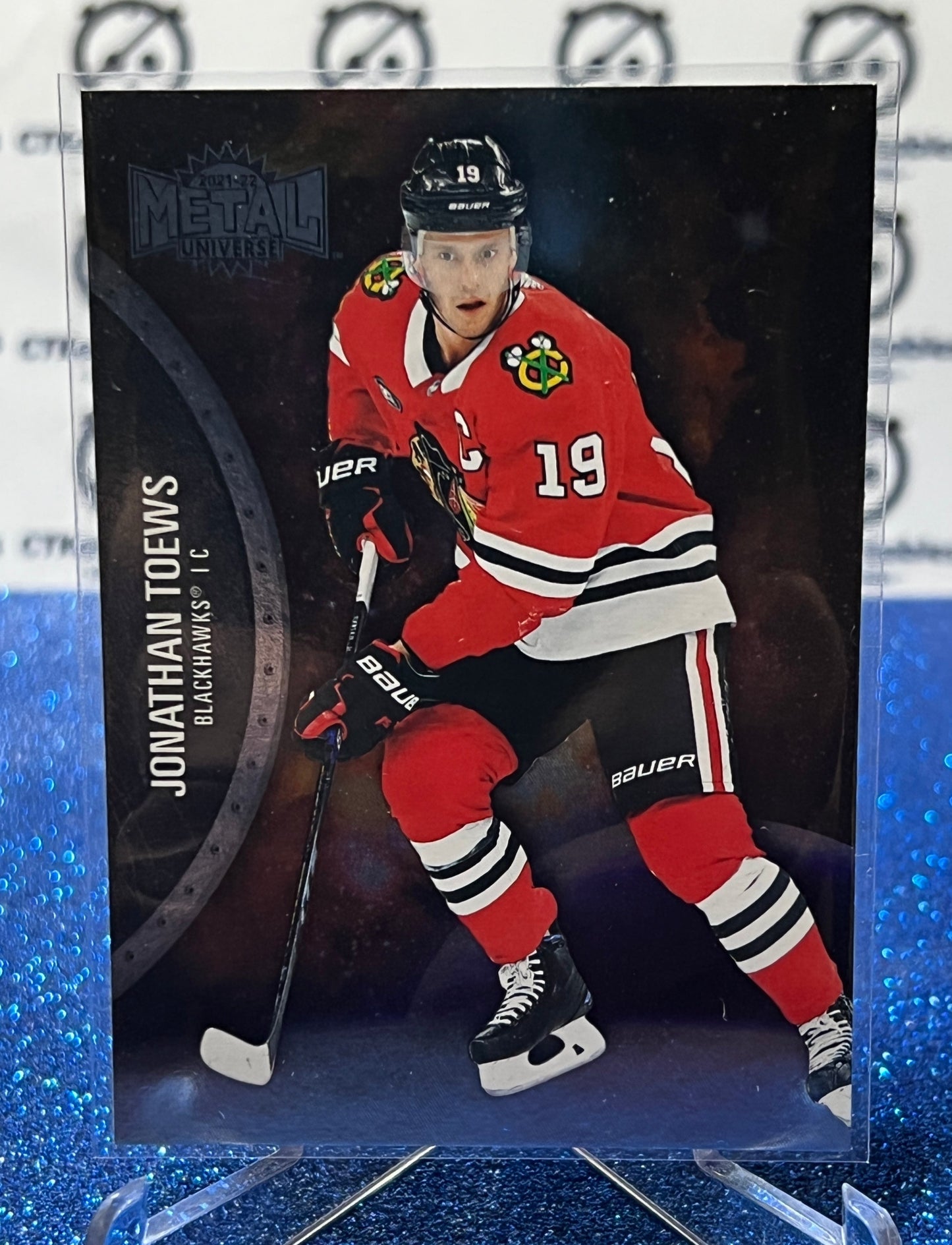 2021-22 SKYBOX METAL JONATHAN TOWS # 71 CHICAGO BLACKHAWKS  NHL HOCKEY CARD