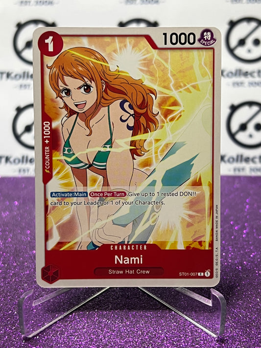 2023 PARAMOUNT WAR  ONE PIECE NAMI # ST01-007 REVISION NON-FOIL TRADING GAME CARD