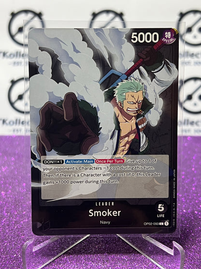 2023 PARAMOUNT WAR  ONE PIECE SMOKER # OP02-093 L ENGLISH TRADING GAME CARD
