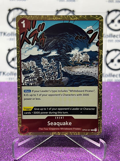 2023 PARAMOUNT WAR  ONE PIECE SEAQUAKE # OP02-021 R ENGLISH TRADING GAME CARD