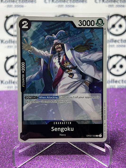 2023 PARAMOUNT WAR  ONE PIECE SENGOKU # OP02-103 R ENGLISH TRADING GAME CARD