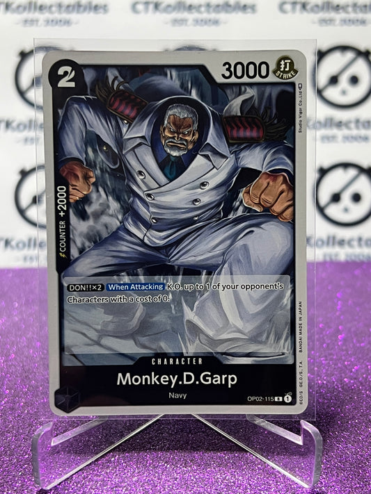 2023 PARAMOUNT WAR  ONE PIECE MONKEY.D.GARP # OP02-115 R ENGLISH TRADING GAME CARD