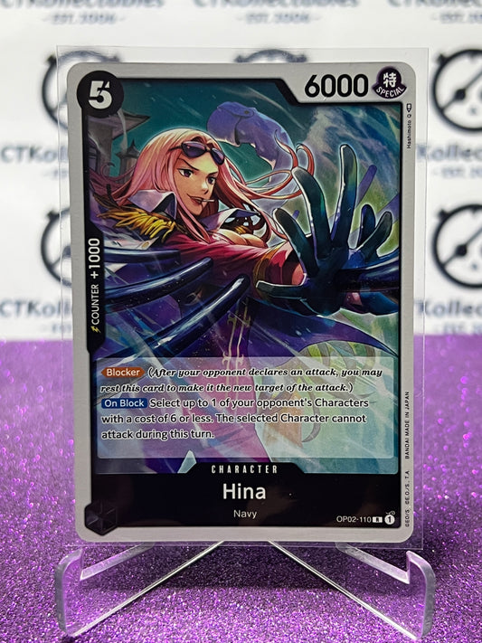 2023 PARAMOUNT WAR  ONE PIECE HINA # OP02-110 R ENGLISH TRADING GAME CARD