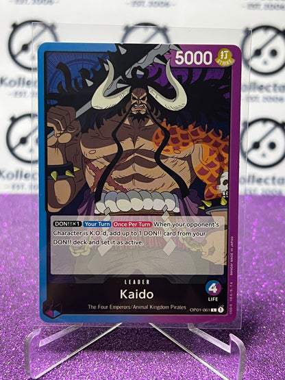 2022 ONE PIECE KAIDO # OP01-061 L ROMANCE DAWN  NON-FOIL TCG LEADER CARD