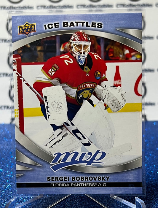 2023-24 UPPER DECK MVP SERGEI BOBROVSKY # 16 ICE BATTLES FLORIDA PANTHERS HOCKEY CARD