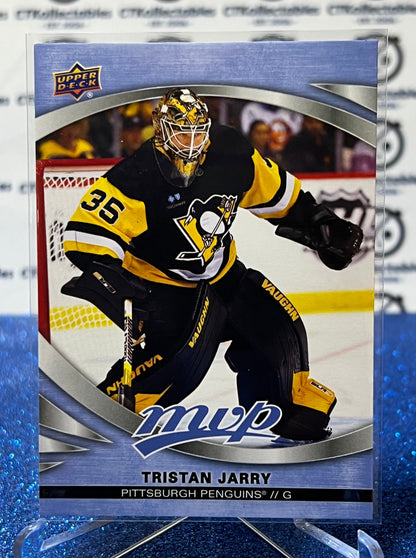 2023-24 UPPER DECK MVP TRISTAN JARRY # 208 PITTSBURGH PENGUINS NHL HOCKEY TRADING CARD