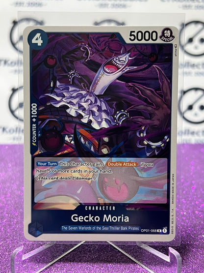 2022 ONE PIECE GECKO MORIA # OP01-068 R ROMANCE DAWN  FOIL TCG CARD