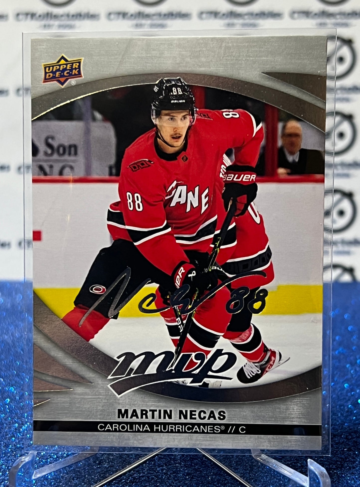 2023-24 UPPER DECK MVP MARTIN NECAS # 144 SILVER SCRIPT CAROLINA HURRICANES NHL HOCKEY TRADING CARD