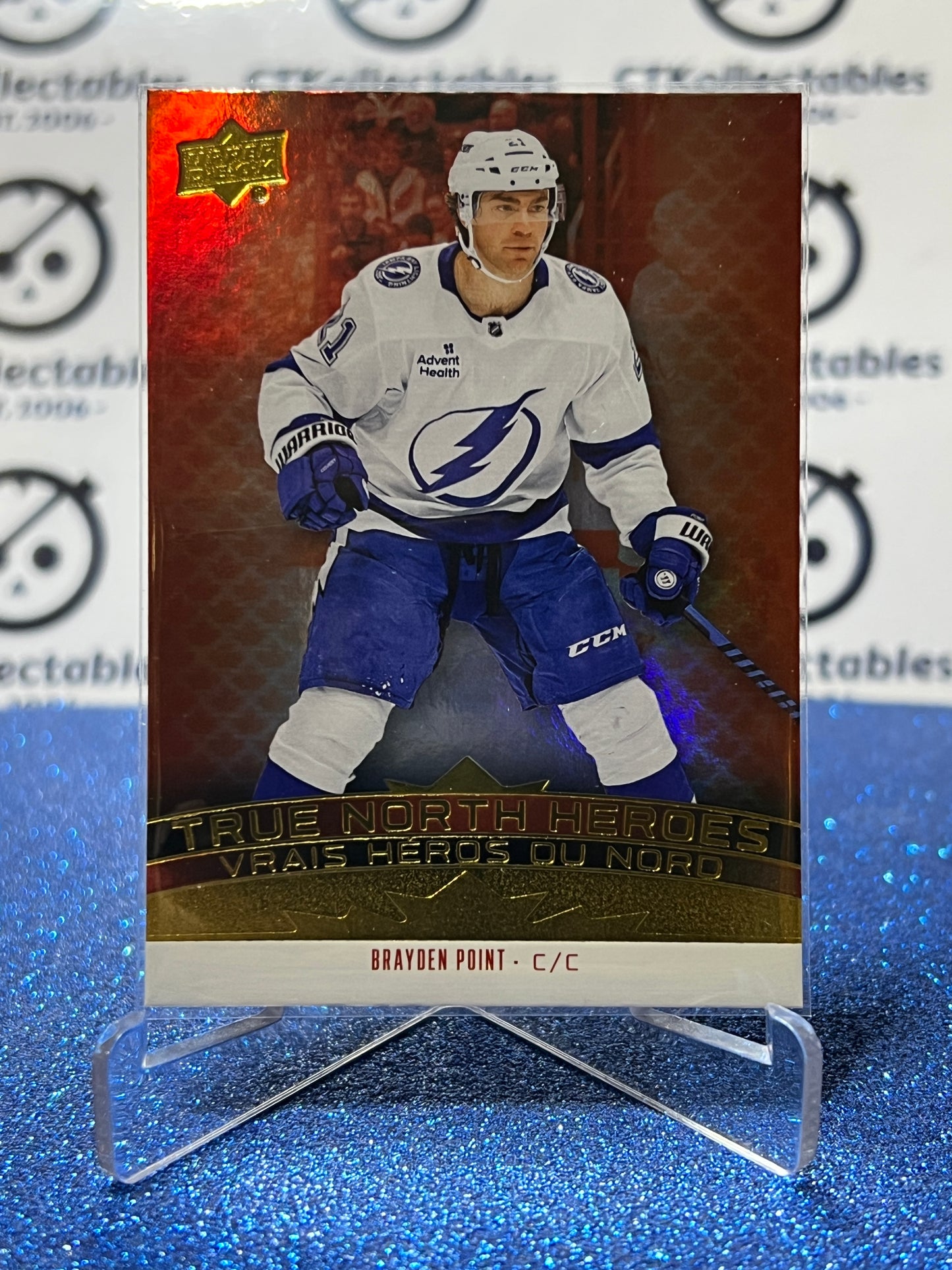2025-26 UPPER DECK BRAYDEN POINT # TNH-5 TIM HORTONS TAMPA BAY LIGHTNING HOCKEY CARD