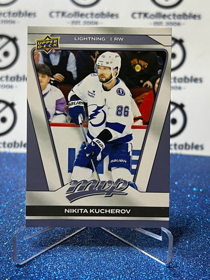 2025-26 UPPER DECK MVP NIKITA KUCHEROV # 86 TAMPA BAY LIGHTNING HOCKEY CARD