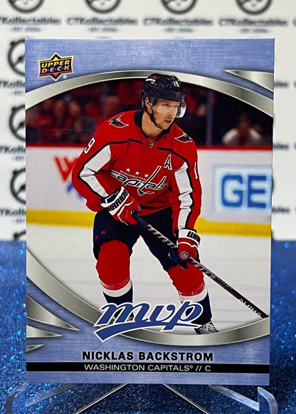 2023-24 UPPER DECK MVP NICKLAS BACKSTROM # 163 WASHINGTON CAPITALS NHL HOCKEY TRADING CARD