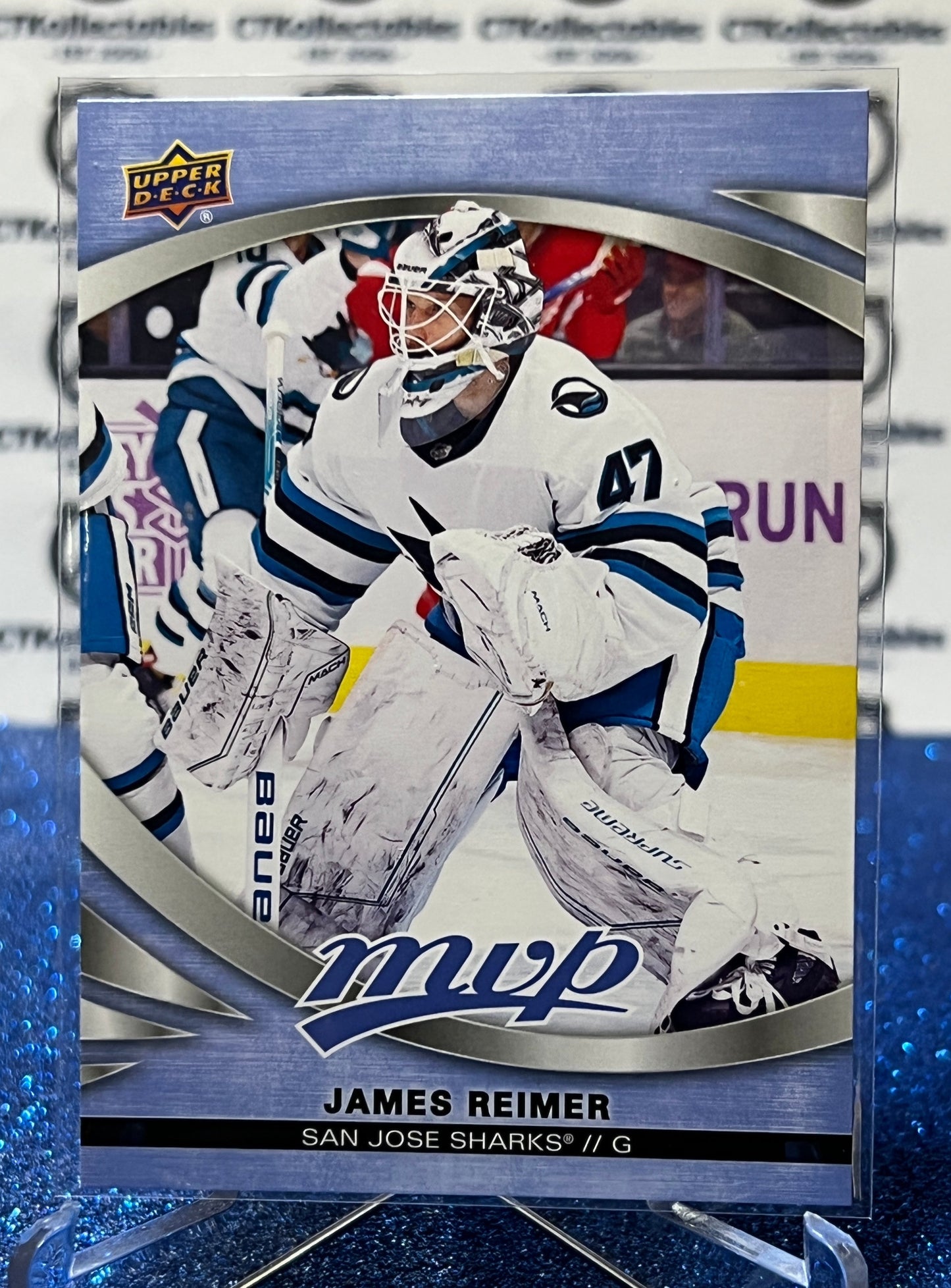 2023-24 UPPER DECK MVP JAMES REIMER # 187 SAN JOSE SHARKS NHL HOCKEY TRADING CARD