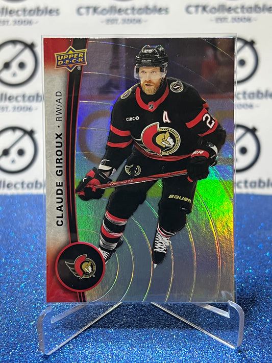 2025-26 UPPER DECK CLAUDE GIROUX # 28 TIM HORTONS OTTAWA SENATORS HOCKEY CARD