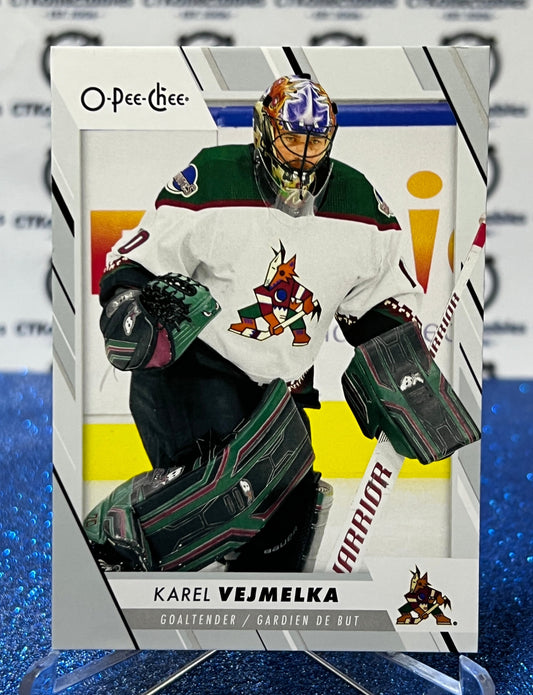 2023-24 O-PEE-CHEE KAREL VEJMELKA  # 56 ARIZONA COYOTES NHL HOCKEY CARD