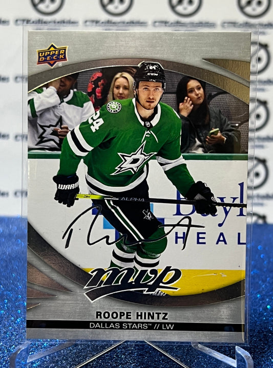 2023-24 UPPER DECK MVP ROOPE HINTZ # 177 SILVER SCRIPT DALLAS STARS NHL HOCKEY CARD