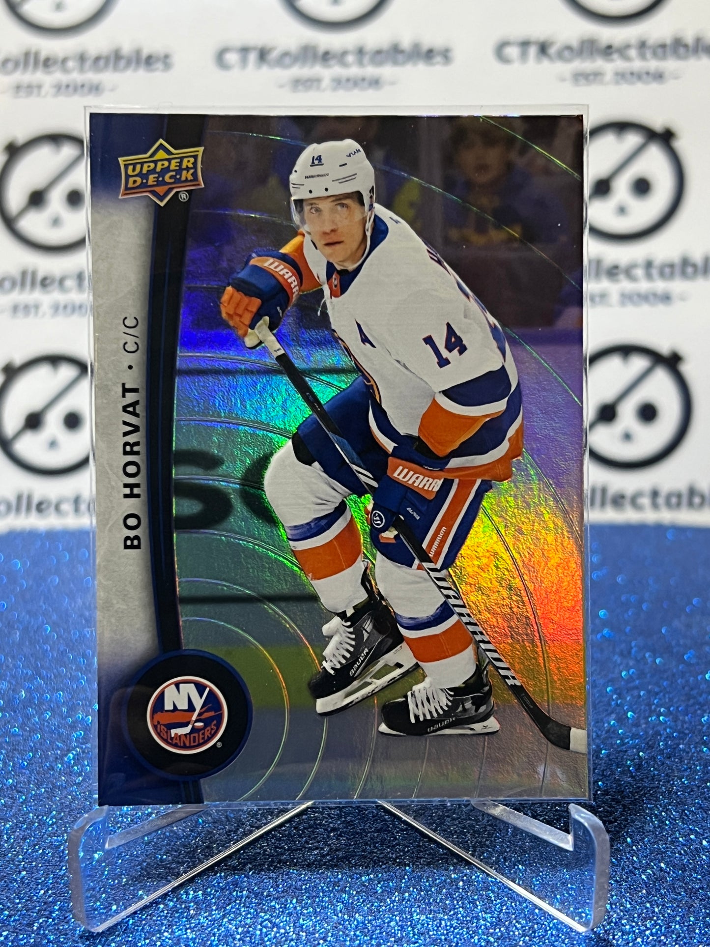 2025-26 UPPER DECK BO HORVAT # 83 TIM HORTONS NY ISLANDERS HOCKEY CARD