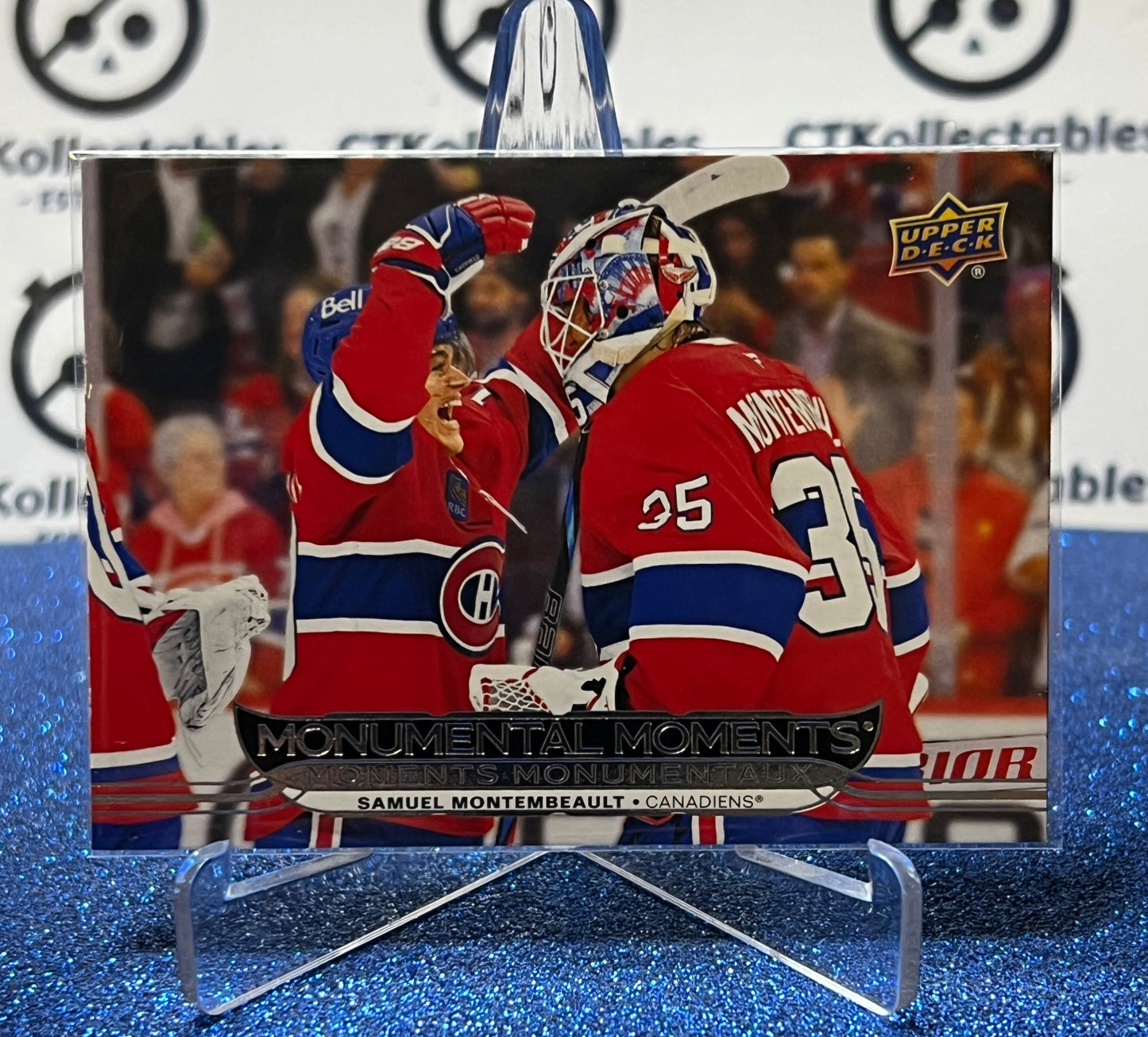 2025-26 UPPER DECK SAMUEL MONTEMBEAULT # MM-1 TIM HORTONS MONTREAL CANADIENS HOCKEY CARD
