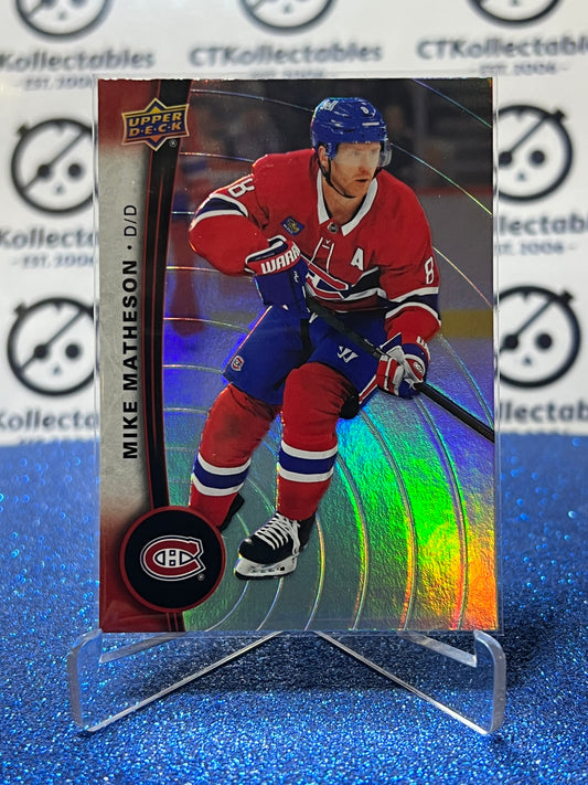 2025-26 UPPER DECK MIKE MATHESON # 105 TIM HORTONS MONTREAL CANADIENS HOCKEY CARD