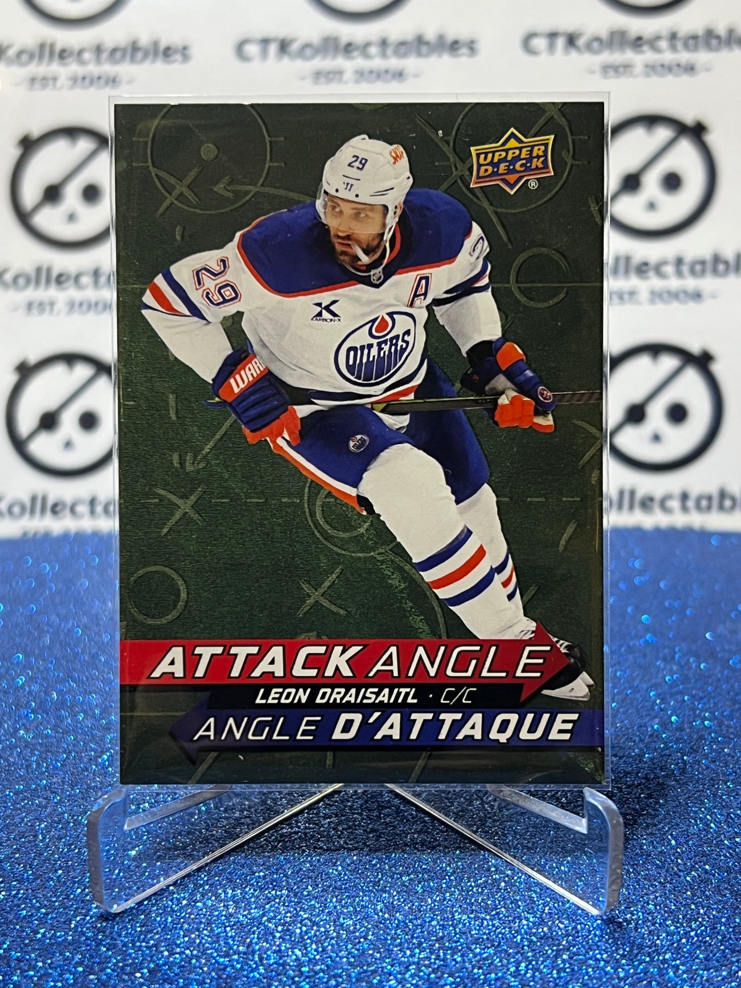 2025-26 UPPER DECK LEON DRAISAITL # AA-5 TIM HORTONS EDMONTON OILERS HOCKEY CARD
