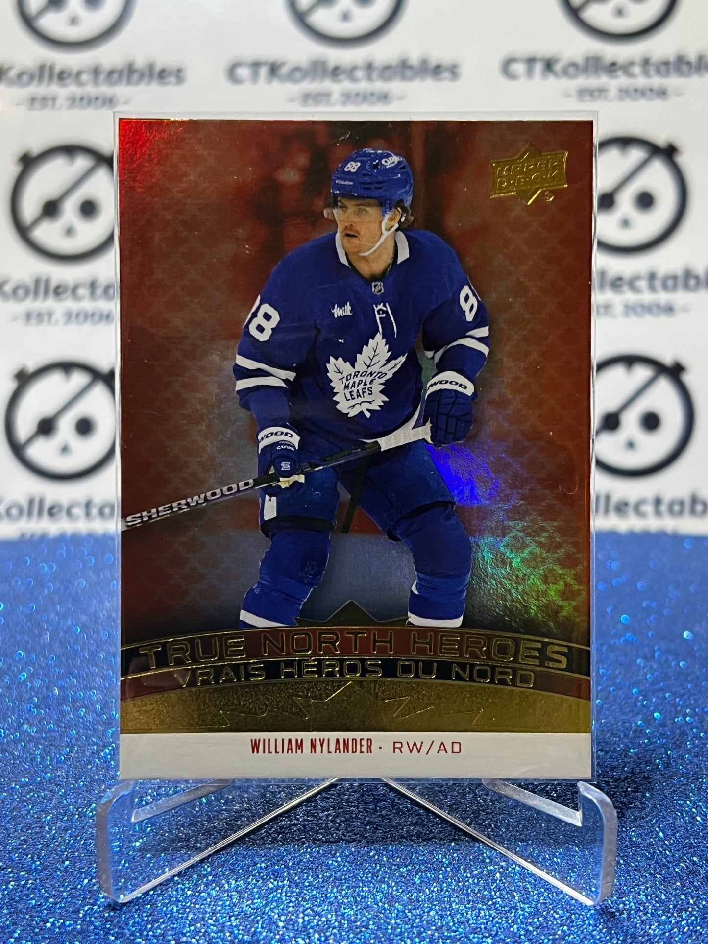 2025-26 UPPER DECK WILLIAM NYLANDER # TNH-14 TIM HORTONS TORONTO MAPLE LEAFS HOCKEY CARD