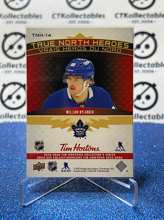 2025-26 UPPER DECK WILLIAM NYLANDER # TNH-14 TIM HORTONS TORONTO MAPLE LEAFS HOCKEY CARD