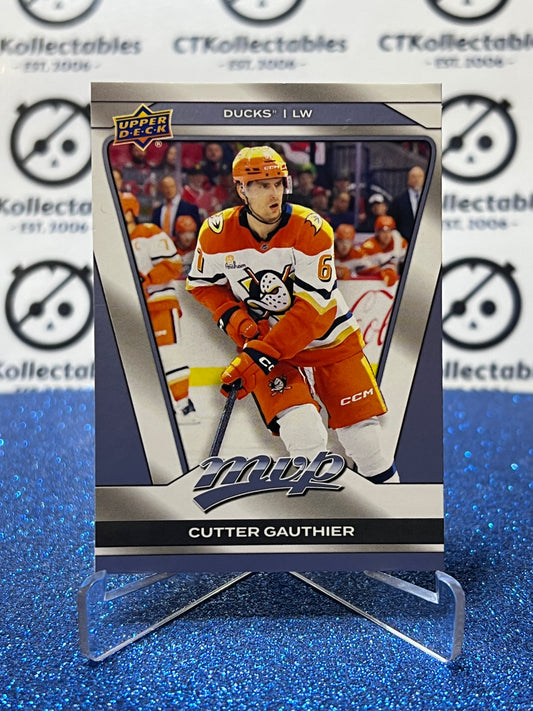 2025-26 UPPER DECK MVP CUTTER GAUTHIER # 133 ANAHEIM DUCKS HOCKEY CARD