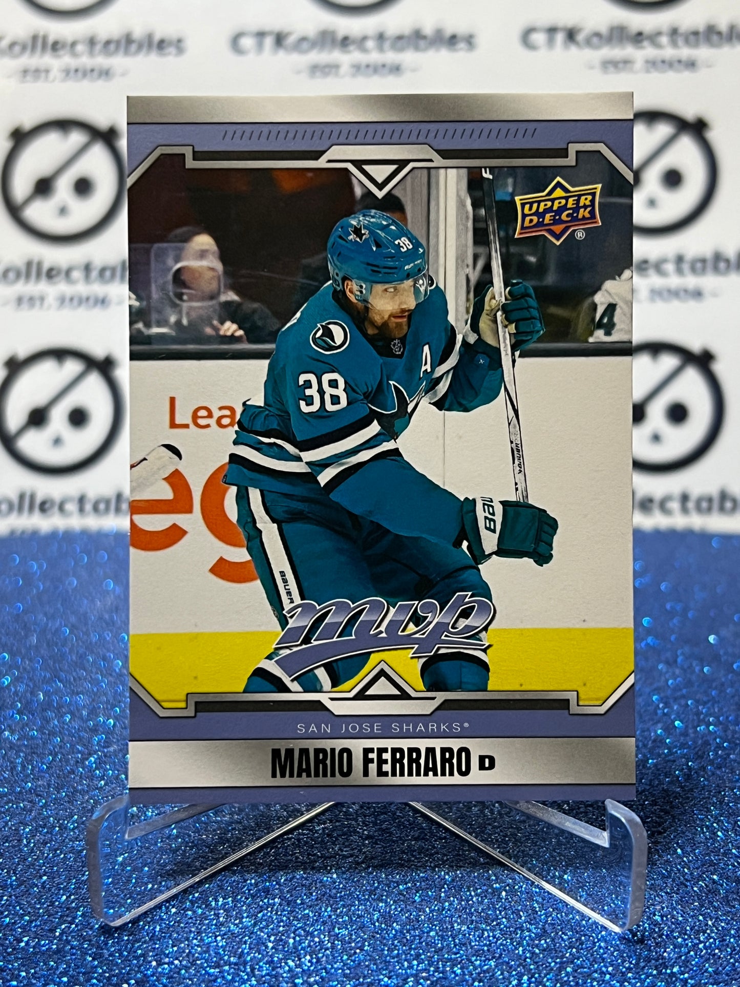 2024-25 UPPER DECK MVP MARIO FERRARO # 74 SAN JOSE SHARKS HOCKEY CARD