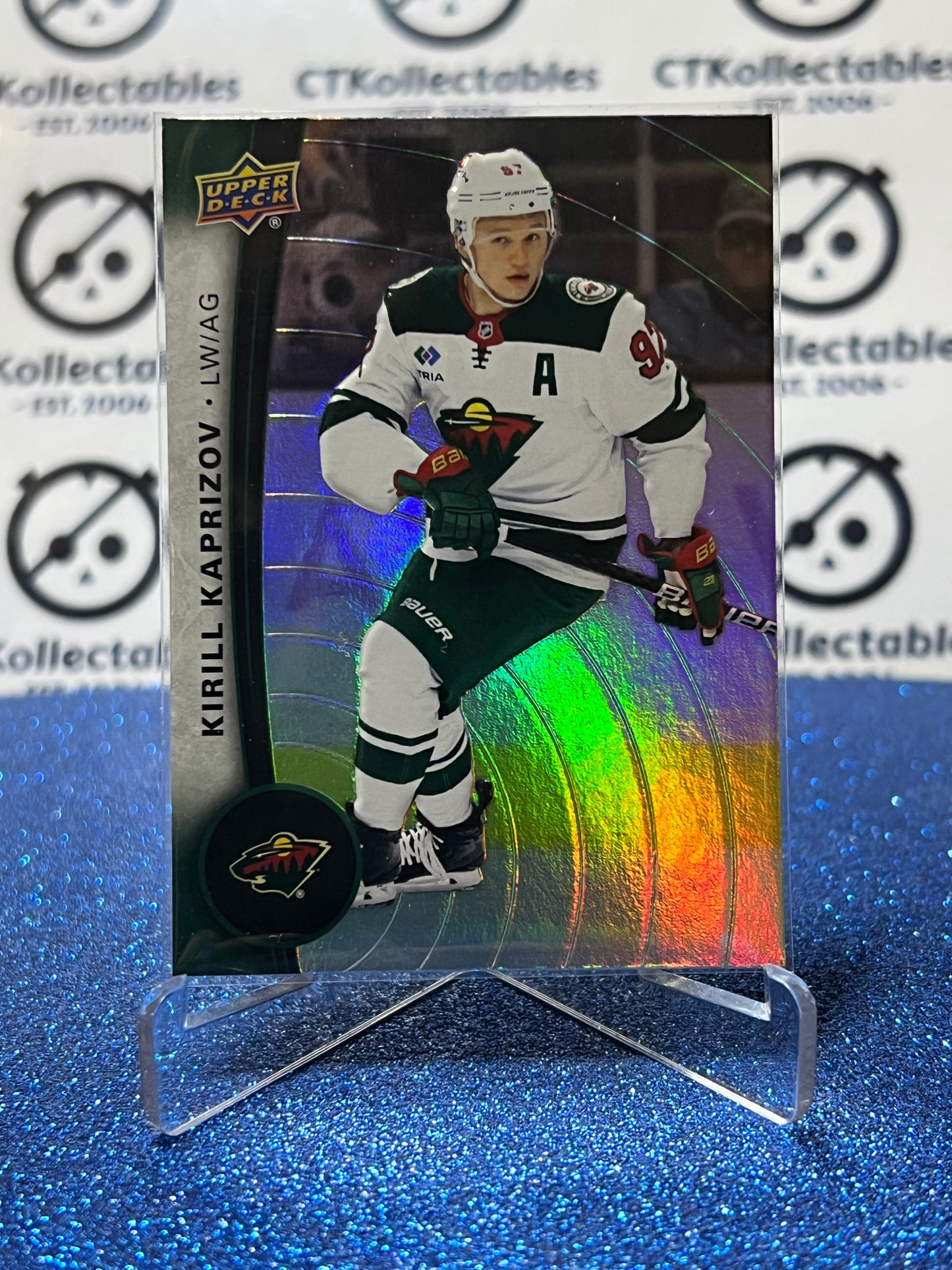 2025-26 UPPER DECK KIRILL KAPRIZOV # 79 TIM HORTONS MINNESOTA WILD HOCKEY CARD
