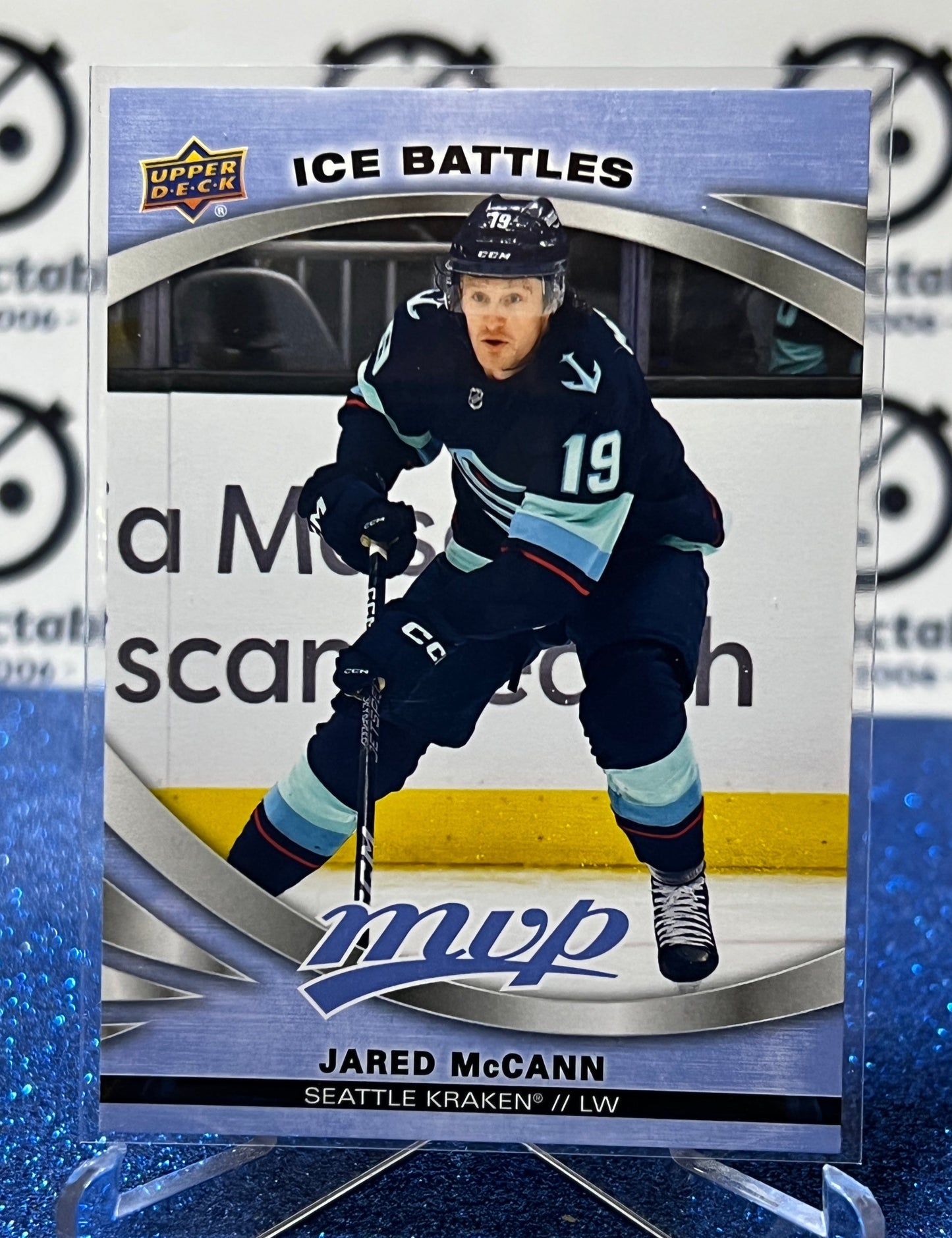 2023-24 UPPER DECK MVP JARED McCANN # 212 ICE BATTLES SEATTLE KRAKEN NHL HOCKEY CARD