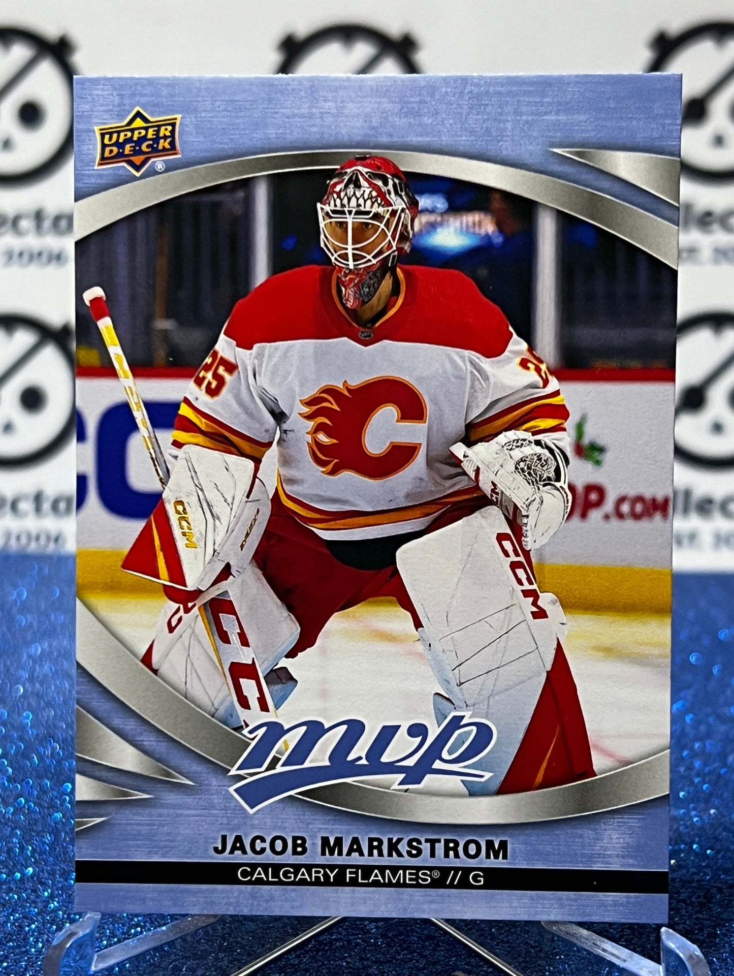 2023-24 UPPER DECK MVP JACOB MARKSTROM # 14 CALGARY FLAMES NHL HOCKEY CARD