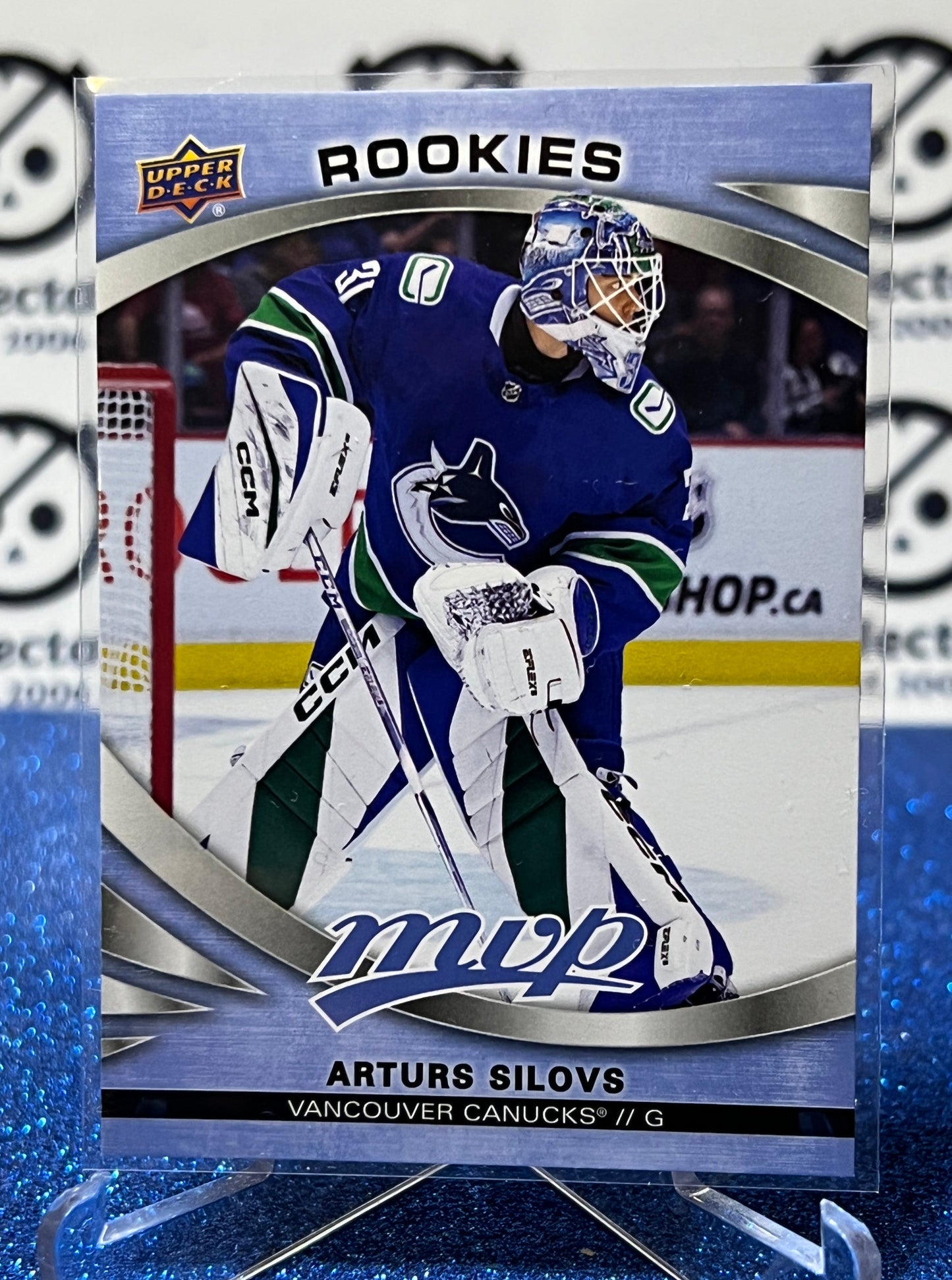 2023-24 UPPER DECK MVP ARTURS SILOVS # 235 ROOKIE VANCOUVER CANUCKS HOCKEY CARD