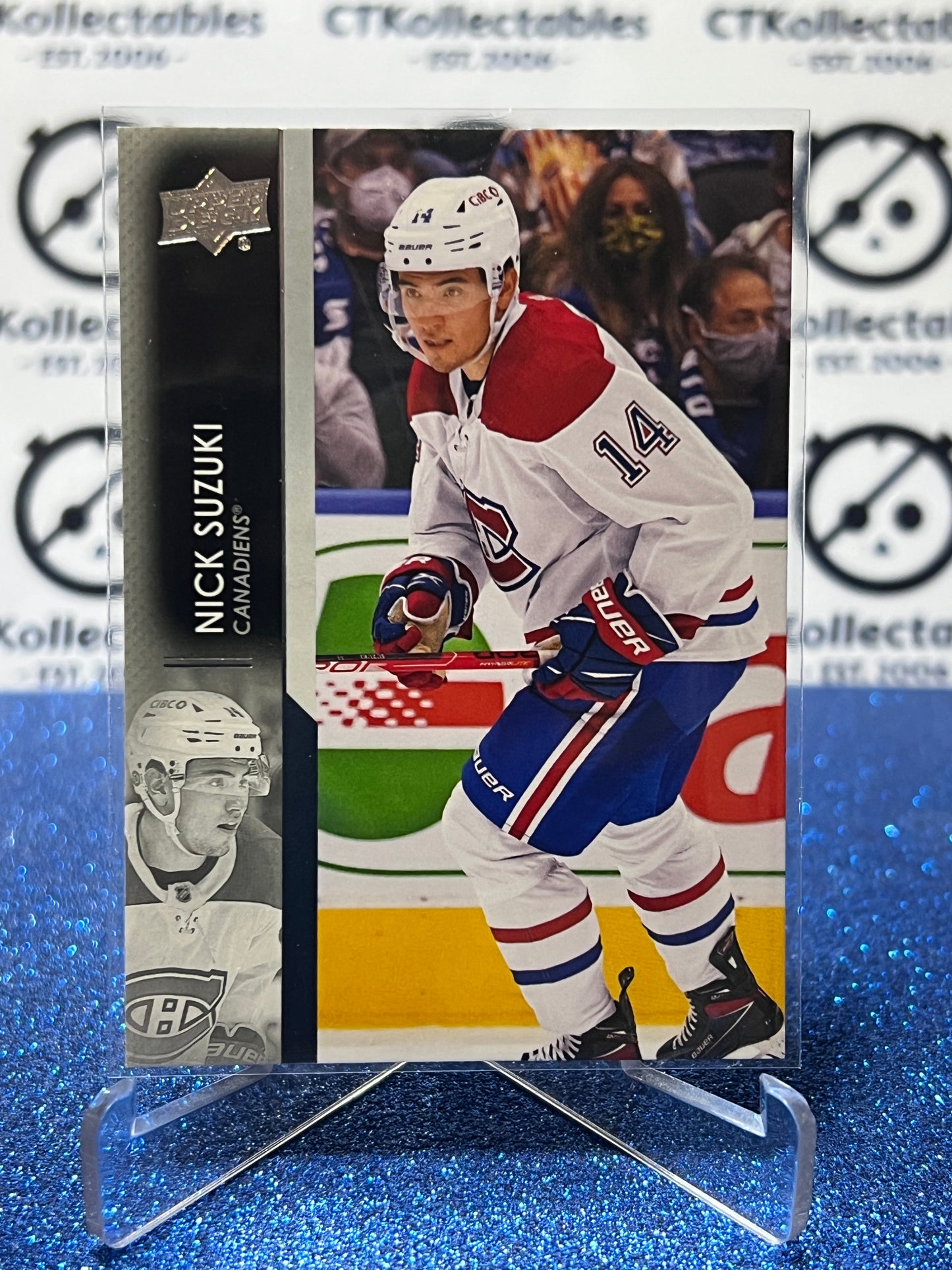 2021-22 UPPER DECK NICK SUZUKI # 349 MONTREAL CANADIENS HOCKEY CARD