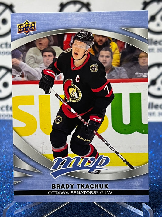 2023-24 UPPER DECK MVP BRADY TKACHUK # 127  OTTAWA SENATORS NHL HOCKEY CARD
