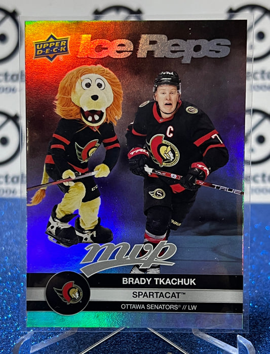 2023-24 UPPER DECK MVP BRADY TKACHUK # IR-22  OTTAWA SENATORS NHL HOCKEY CARD
