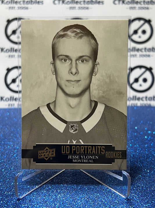 2021-22 UPPER DECK JESSE YLONEN # P-67 UD PORTRAITS MONTREAL CANADIENS HOCKEY CARD