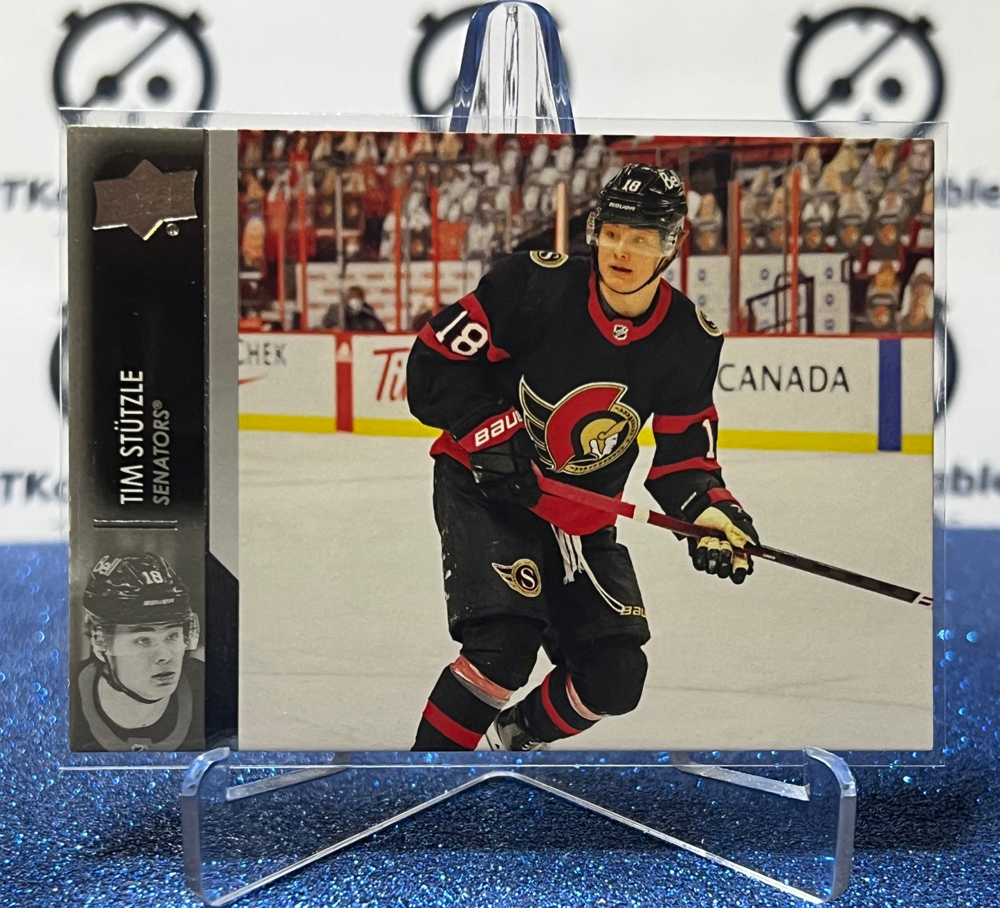 2021-22 UPPER DECK TIM STUTZLE # 120 OTTAWA SENATORS HOCKEY CARD