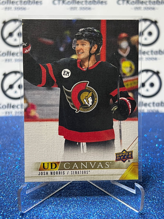 2022-23 UPPER DECK JOSH NORRIS # C57 UD CANVAS OTTAWA SENATORS HOCKEY CARD
