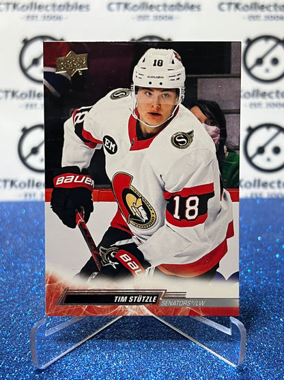 2022-23 UPPER DECK TIM STUTZLE # 129 OTTAWA SENATORS HOCKEY CARD