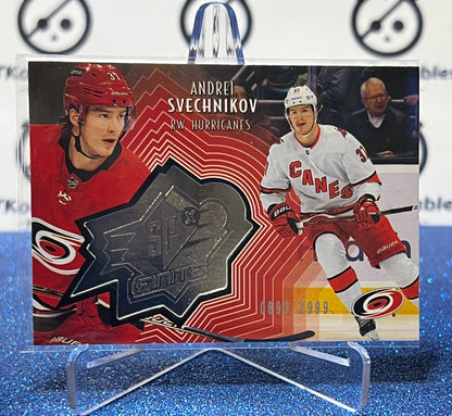 2021-22 UPPER DECK SPx ANDREI SVECHNIKOV # SF-9 CAROLINA HURRICANES HOCKEY CARD
