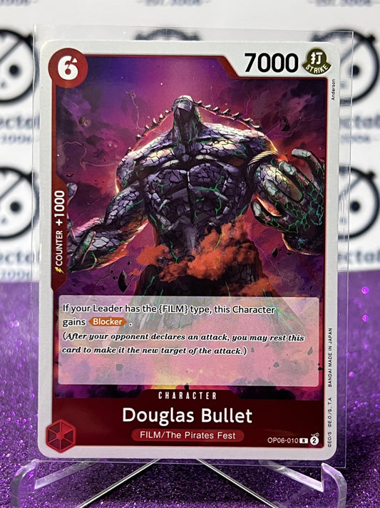 2024 ONE PIECE DOUGLAS BULLET # OP06-010 RARE FOIL WINGS OF THE CAPTAIN  CARD