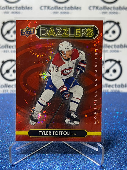 2021-22 UPPER DECK TYLER TOFFOU # DZ-76 DAZZLERS MONTREAL CANADIENS HOCKEY CARD
