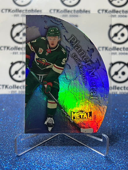 2021-22 UPPER DECK KIRILL KAPRIZOV # PM-8 PLANET METAL MINNESOTA WILD HOCKEY CARD